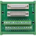 InLine D-Sub 25 Terminalblock, Stecker/Buchse, Schraubklemme, für Hutschiene