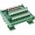 InLine D-Sub 25 Terminalblock, Stecker/Buchse, Schraubklemme, für Hutschiene