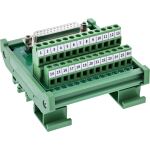 InLine D-Sub 25 Terminalblock, Buchse, Schraubklemme, für Hutschiene