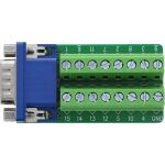 InLine Terminalblock, VGA (HD15), Stecker, 2-reihig, Schraubklemme