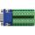 InLine Terminalblock, VGA (HD15), Stecker, 2-reihig, Schraubklemme