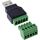 InLine USB-A Stecker auf Terminalblock, 5pol, ohne Kabel
