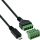 InLine Micro USB Stecker an Terminalblock, 5pol, mit Kabel