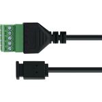 InLine Micro-USB Buchse an Terminalblock, 5pol, mit Kabel