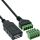 InLine USB-A Buchse an Terminalblock, 5pol, mit Kabel
