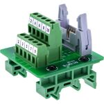 InLine IDC 10 Buchse an Terminalblock, 5pol, auf Platine