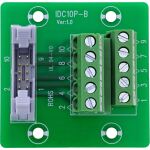InLine IDC 10 Buchse an Terminalblock, 5pol, auf Platine