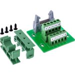 InLine IDC 10 Buchse an Terminalblock, 5pol, auf Platine