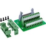 InLine IDC 20 Buchse an Terminalblock, 10pol, auf Platine