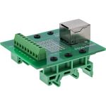 InLine Terminalblock, RJ45 Buchse, gerade, für Hutschiene
