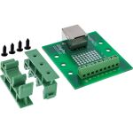 InLine Terminalblock, RJ45 Buchse, gerade, für Hutschiene