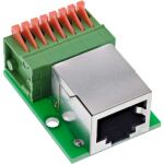 InLine RJ45 Buchse an Push-In-Klemme, 8pol, Cat.5e