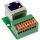 InLine RJ45 Buchse an Push-In-Klemme, 8pol, Cat.5e, gewinkelt