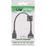 InLine RJ45 Buchse an Push-In-Klemme, 8pol, Cat.5e, 15cm Kabel