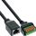 InLine RJ45 Buchse an Push-In-Klemme, 8pol, Cat.5e, 15cm Kabel