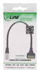 InLine RJ45 Stecker an Push-In-Klemme, 8pol, Cat.5e, 15cm Kabel