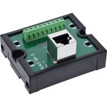 InLine RJ45 Breakout-Buchse an 9pol Schraubklemme, Hutschiene, geschirmt