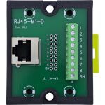 InLine RJ45 Breakout-Buchse an 9pol Schraubklemme, Hutschiene, geschirmt