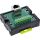 InLine RJ45 Breakout-Buchse an 9pol Schraubklemme, Hutschiene, geschirmt
