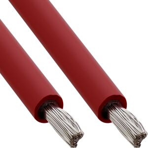 InLine Solar Installationskabel Meterware H1Z2Z2-K 4mm² rot 25m