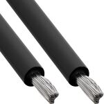 InLine Solar Installationskabel Meterware H1Z2Z2-K 4mm² schwarz 25m