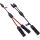 InLine Solarkabel 2-fach Verteiler-Set schwarz/rot 0,36m