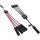 InLine Solarkabel 4-fach Verteiler-Set schwarz/rot 0,42m