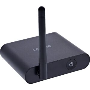 InLine Bluetooth True Hi-Fi Audio Receiver, DAC, BT5.3, aptX HD, Cinch+Toslink