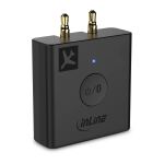 InLine Flugzeug Bluetooth Audio Transmitter Sender, BT 5.0, aptX HD/LL