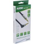 InLine Slim Audio Kabel Klinke 3,5mm ST/ST, gewinkelt, Stereo, 2m