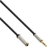 InLine Slim Audio Kabel Klinke 3,5 mm ST/BU, Stereo, 1 m