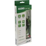 InLine Slim Audio Kopfh. Flugz.-Adapterkab., 2x3,5mm ST / 3,5mm BU 3pol, 0,15m