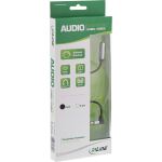 InLine Slim Audio Kabel Klinke 3,5mm ST gewinkelt / BU, mit Lautstärkeregler