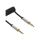 InLine Slim Audio Spiralkabel Klinke 3,5mm ST/ST, 4pol, Stereo, 0,5m