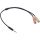 InLine Headset Adapterkabel, 3,5mm Stecker an 2x3,5mm Buchse, schwarz, 0,25m