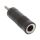 InLine Audio Adapter, 3,5mm Klinke Stecker Stereo an 6,3mm Klinke Buchse Stereo