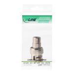 InLine Video Adapter, 1x Cinch Buchse auf BNC Stecker