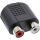 InLine Audio Adapter, 3,5mm Klinke Buchse Stereo an 2x Cinch Buchse