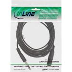 InLine Klinkenverlängerung, 6,3mm Klinke Stecker / Buchse, 5m, Stereo