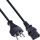 40er B-Pack InLine Netzkabel, Netzstecker Schweiz / Kaltgeräte ST C13, 1,8m