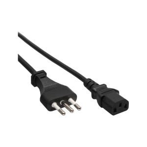 40er B-Pack InLine Netzkabel, Netzstecker Italien / Kaltgeräte ST C13, 1,8m