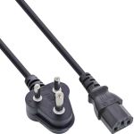 35er B-Pack InLine Netzkabel, Netzstecker Südafrika / Kaltgeräte ST C13, 1,8m