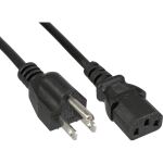 40er B-Pack InLine Netzkabel, Netzstecker USA / Kaltgeräte ST C13, 1,8m