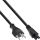 35er B-Pack InLine Netzkabel für Notebook, Schweiz, 3pol Kupplung, 2m