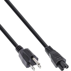 35er B-Pack InLine Netzkabel für Notebook, USA/Canada, 3pol Kupplung, 2m