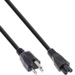 35er B-Pack InLine Netzkabel für Notebook, USA/Canada, 3pol Kupplung, 2m