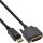 25er B-Pack InLine DisplayPort / DVI Konverter Kabel, schwarz, 2m