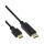 20er B-Pack InLine DisplayPort / HDMI Konverter Kabel, schwarz, 3m