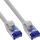 150er B-Pack InLine Slim Cat.6A S/FTP LSZH Patchkabel grau 0,30m