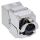 24er Bulk-Pack InLine Keystone RJ45 Buchse Slim, SNAP-In, Cat.8.1, integr. Kab.